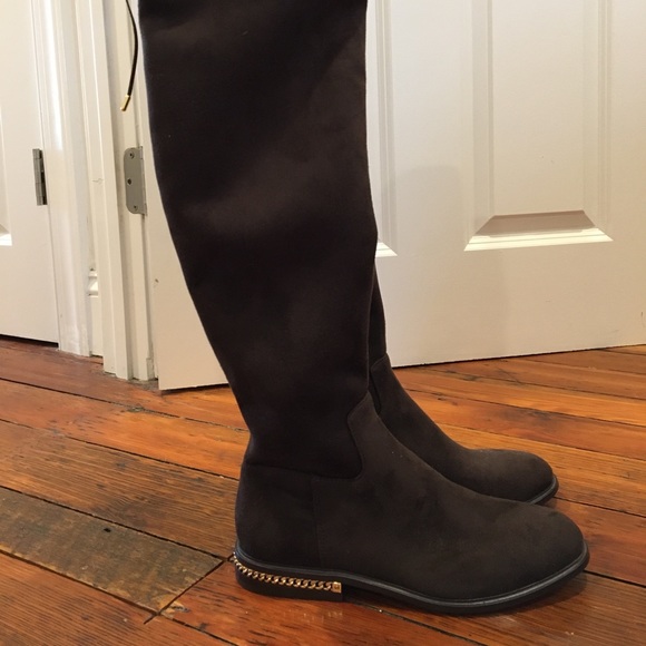 Michael Kors suede knee high boots - Picture 1 of 8